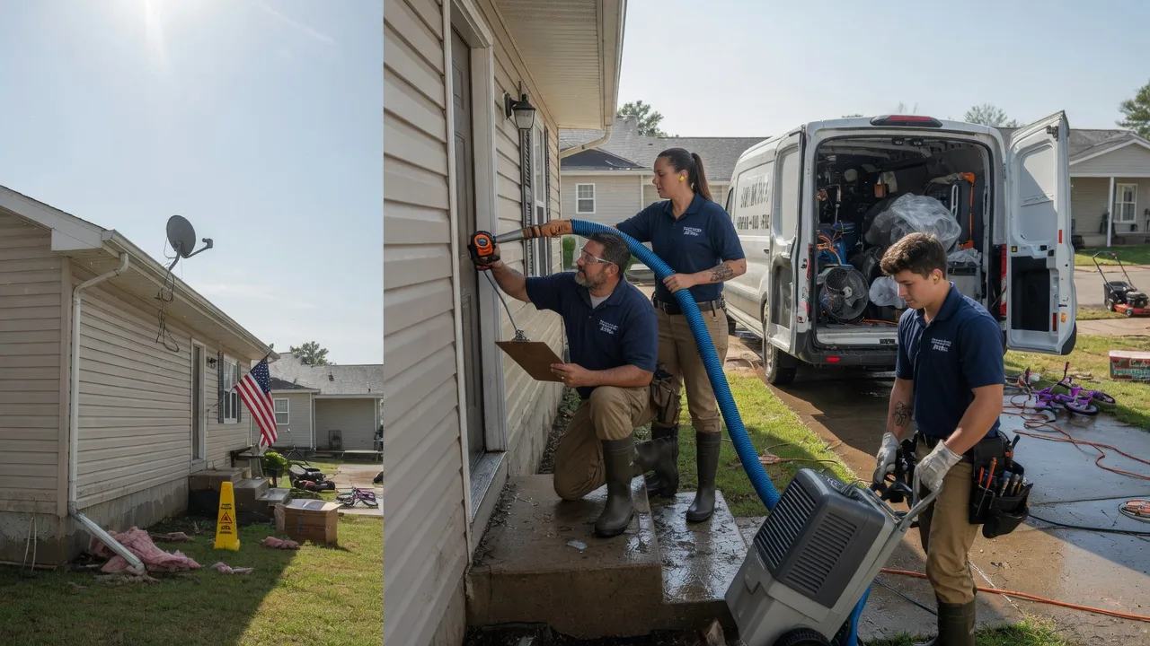 Ceiling Water Damage Restoration in De Witt, AR near me